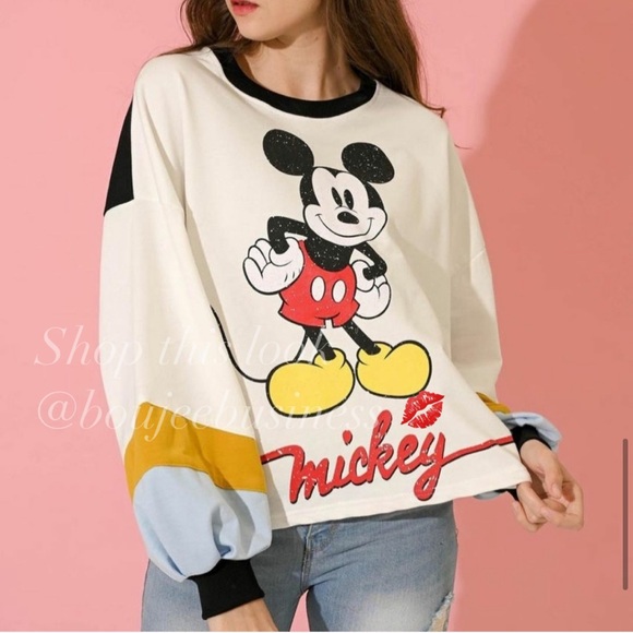 ZARA BNWT Disney Mickey Mouse Sweatshirt - Picture 3 of 7